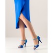 Nueva Epoca angeles blauwe dansschoenen voor dames met hoge hak