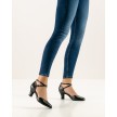 Werner Kern Kyra dames dansschoenen 6 centimeter cuban hak kruisbandje rondom enkel