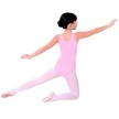 SoDanca E8001 roze kinderballetpakje hemdmodel achterkant 