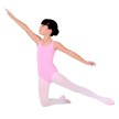 SoDanca E8001 roze kinderballetpakje hemdmodel voorkant
