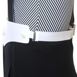 witte cummerbund voor stijldansen