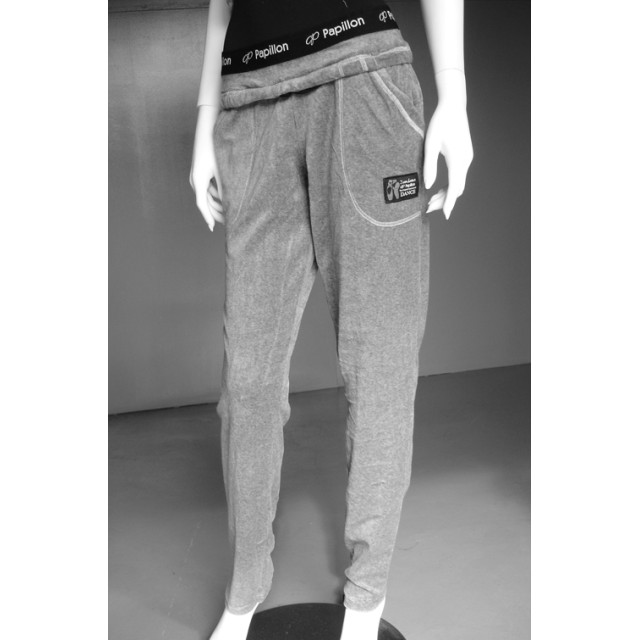 Papillon Grijze Dames Pant met Rechte Pijp 237PA3917