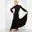 Chrisanne Ballroom Panel Skirt With Satin Trim