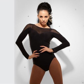 Chrisanne Leotard With Net Detail