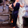 Chrisanne Draped Back Dress