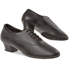 Diamant 137-024-034 heren latin dansschoenen blokhak vetersluiting 