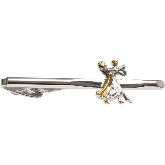 Diamant HW07976 dasspeld zilver dansers