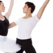 Intermezzo 31111 heren balletpakje korte mouwen wit