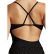 Capezio 10188 dames gekruiste dunne bandjes achterkant