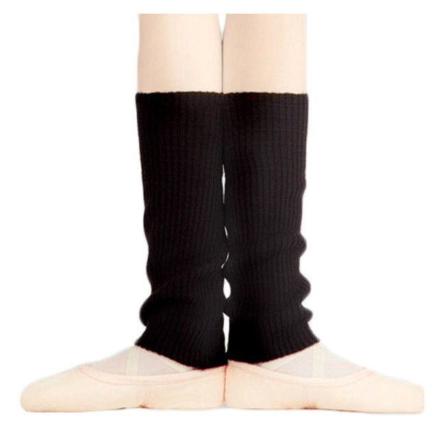 Capezio CS100C korte beenwarmers zwart 
