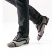 Nueva Epoca Zarat Heren latin dansschoenen grijs suede soepel materiaal