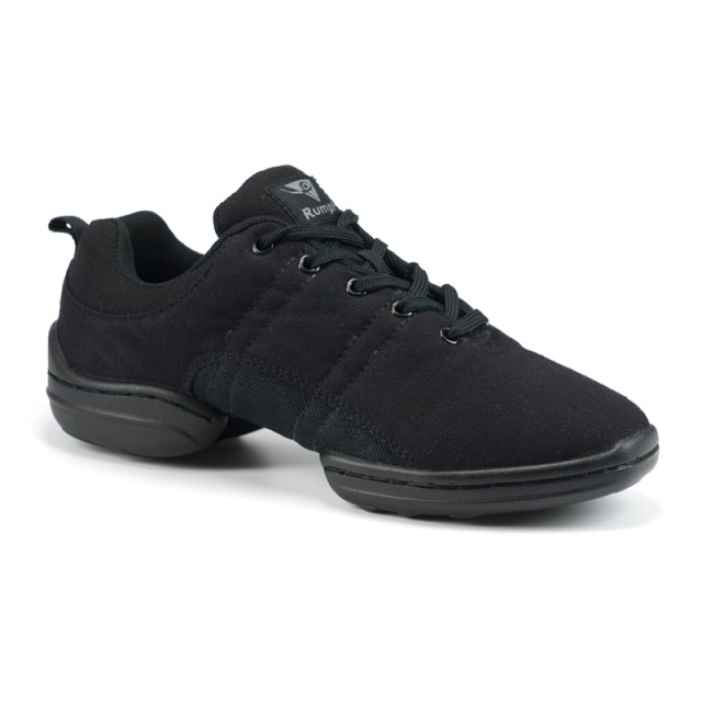 Rumpf-Sneakers-Jazz-Zwarte-danssneakers