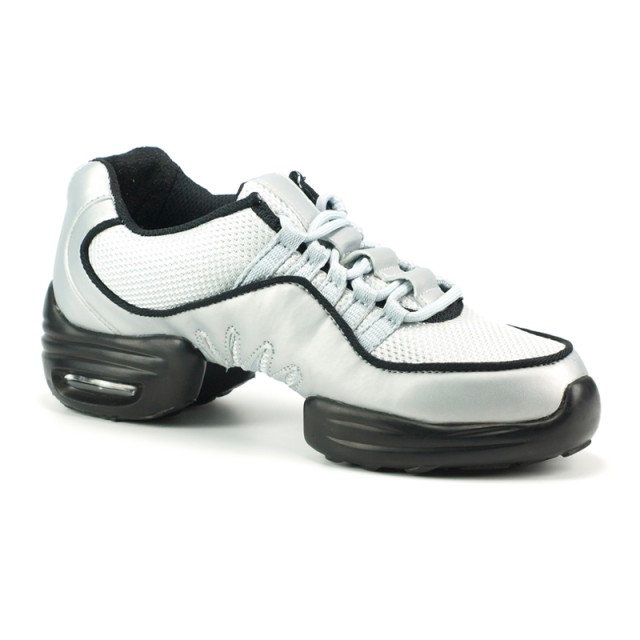Rumpf Glider Zilver danssneakers hoge zool