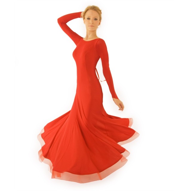 Very Zofcin Ballroom Trainingsjurk Dames Rood