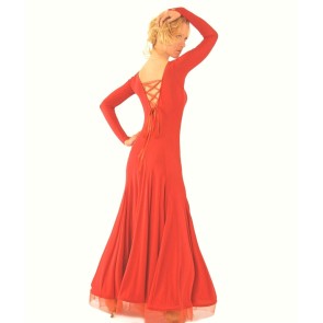 Very Zofcin Ballroom Trainingsjurk Dames Rood