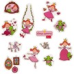 sigikid magneetset pinky queeny ballerina cadeau setje voor meisjes
