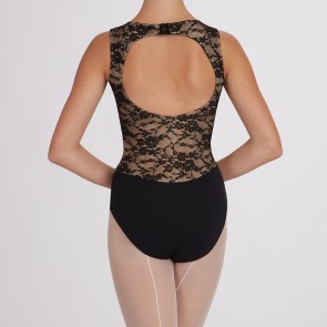 Capezio 10314 dames balletpakje open rug en brede bandjes