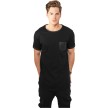 Urban Classics Long Shaped Leather Imitation Tee