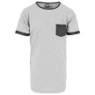 Urban Classics Long Shaped Leather Imitation Tee