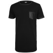 Urban Classics Long Shaped Leather Imitation Tee