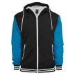 Urban Classics University Windbreaker Blauw