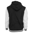 Urban Classics University Windbreaker Zwart-Wit
