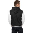 Urban Classics University Windbreaker Zwart-Wit