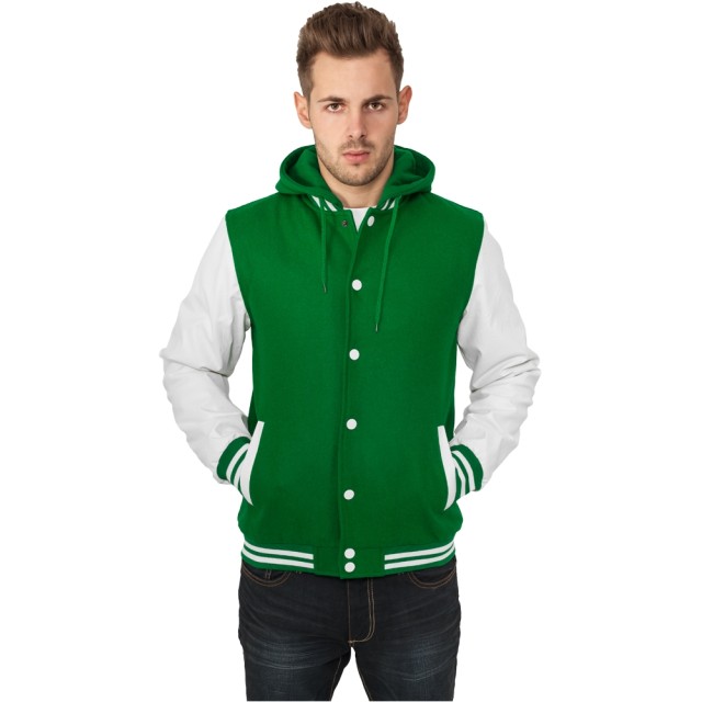 Urban Classics Hooded Oldschool College Jacket