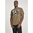 Urban Classics Pray Tee olive-groen
