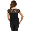 Urban Classics t-shirt met kant dames
