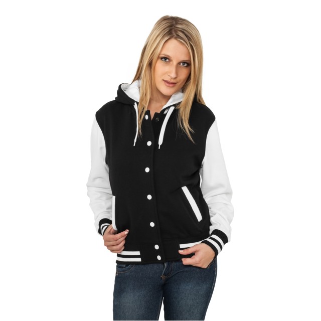 Urban Classics Hooded College Sweatjacket