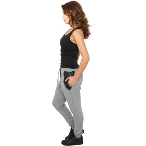 Urban Classics Side Zip Leather Pocket Sweatpant
