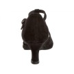 Diamant 010-064-101 dames latin schoenen lage flare hak achterkant 