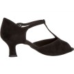 Diamant 010-064-101 dames latin schoenen lage flare hak gespsluiting 