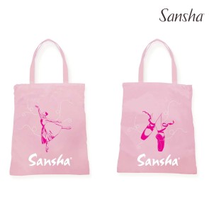 Sansha Katoenen Shopper met Afbeelding Ballerina
