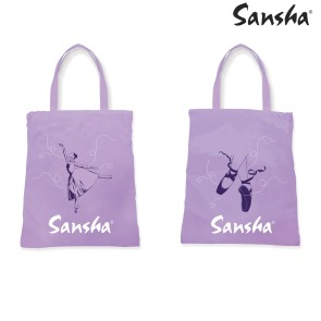 Sansha Katoenen Shopper met Afbeelding Ballerina