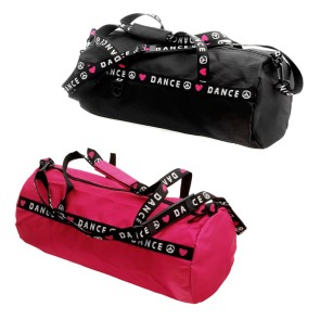 Cepezio B81 Tas voor balletspullen roze met zwarte elementen