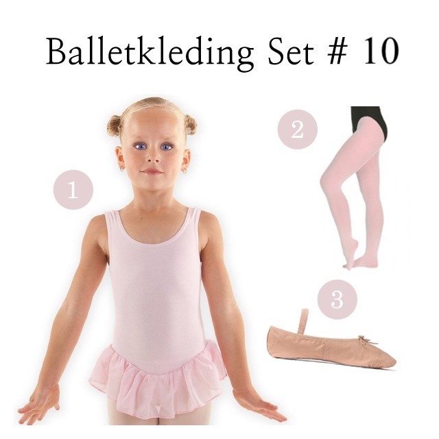 Alista Balletkleding Set 10 Complete Kledingset Outfit voor Kinderen
