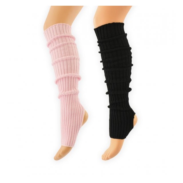 Alista beenwarmers medium roze en zwart 