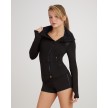 Capezio 10257 dames vest met capouchon voorkant