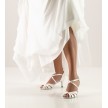 Nueva Epoca Paris Dansschoenen voor Dames voor bruiloft met gekruist bandje 6 centimeter slim hak