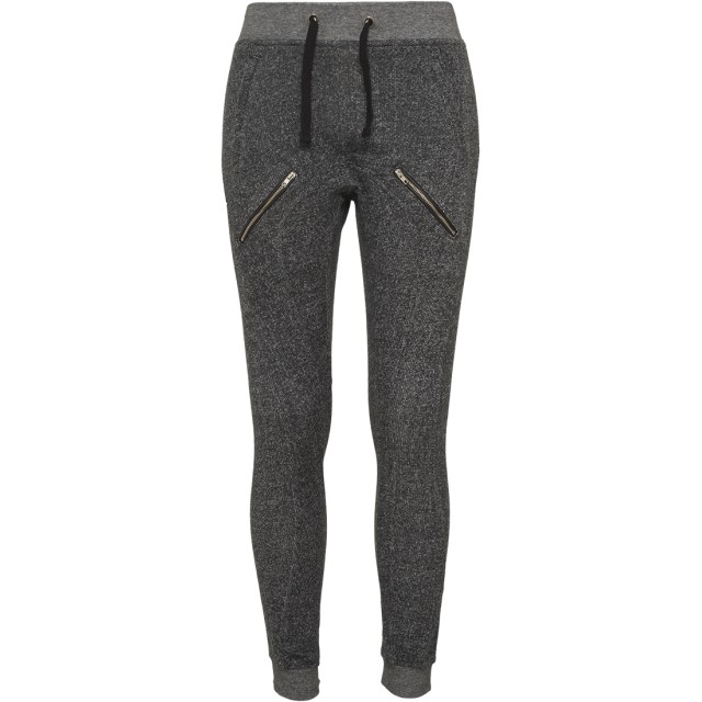Urban Classics Ladies Zipped Melange Sweatpants