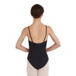 Capezio TC0040W balletpak spaghettibandjes gekruist op de borst achterkant zwart