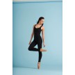 Capezio 10263 dames balletpak met lange pijpen zwart voorkant