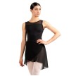 Rumpf RU3050 Chiffon Ballet Wikkelrok zwart