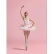 capezio oefen tutu wit met elastische tailleband