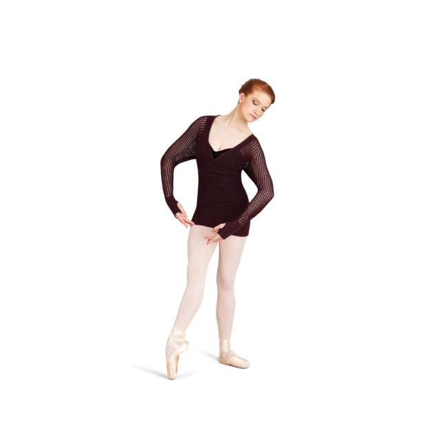 Capezio-K1005W dames romper lange mouwen 