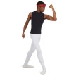 Capezio tactel herenmaillot met voet