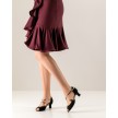 Werner Kern Gaby elegante dansschoen voor dames stijldansen met goudkleurige details zwart