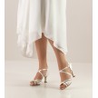 Werner Kern July lederen zool bruidsschoen dansschoenen dames voor bruiloft bandjes over wreef open teen